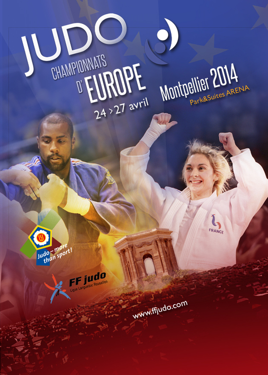 Championnat d'europe de Judo à Montpellier Judo A3M Mitry Mory
